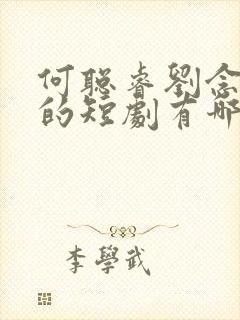 何聪睿刘念演过的短剧有哪些