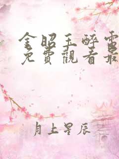 金昭玉醉电视剧免费观看最新版