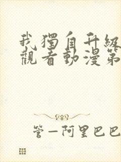 我独自升级在线观看动漫第一季