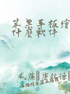 苹果平板绘画用什么软件