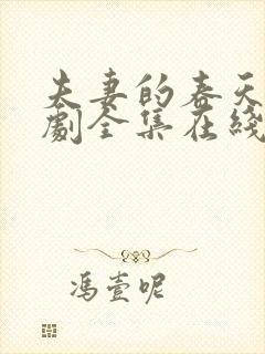 夫妻的春天电视剧全集在线播放免费观看