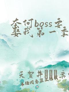 奈何boss要娶我第一季在线观看