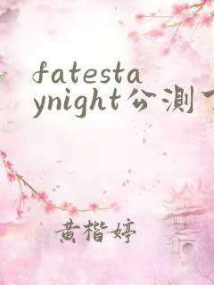 fatestaynight公测下载