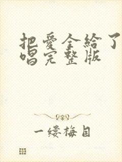 把爱全给了我原唱完整版