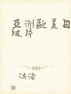 亚洲欧美日韩一级片