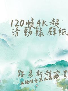 120帧4k超清动态壁纸动漫