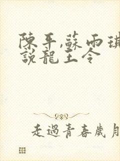 陈平,苏雨琪小说龙王令