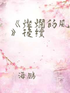 《灿烂的风和海》后续