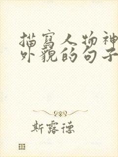 描写人物神态和外貌的句子20字