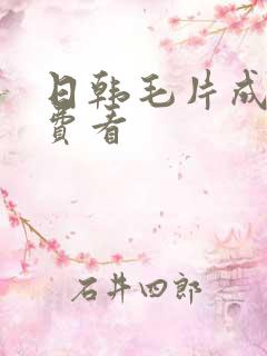 日韩毛片成人免费看