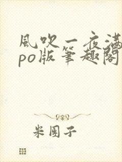 风吹一夜满关山po版笔趣阁