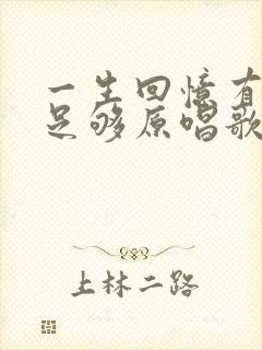 一生回忆有你就足够原唱歌词