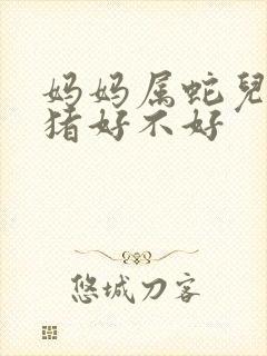 妈妈属蛇儿子属猪好不好