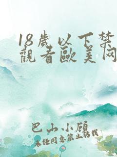 18岁以下禁止观看欧美网站