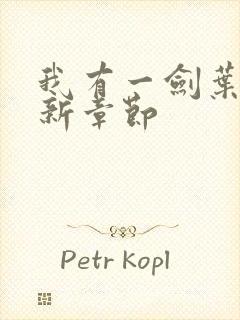 我有一剑叶观最新章节