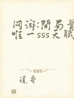 网游:开局觉醒唯一sss天赋