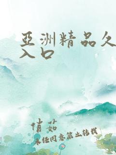 亚洲精品久久久入口