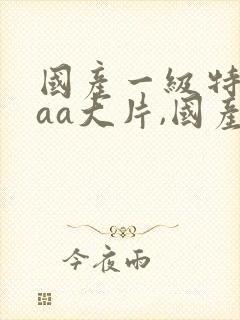 国产一级特黄aaa大片,国产一级特黄