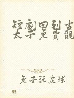 短剧回到古代当太子免费观看全集