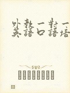 外教一对一在线英语口语培训机构