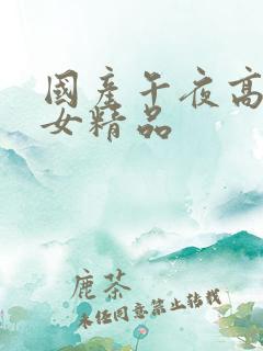 国产午夜高潮熟女精品