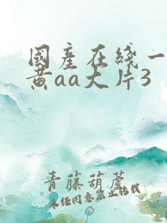 国产在线一级特黄aa大片3