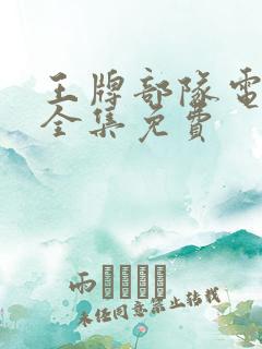 王牌部队电视剧全集免费