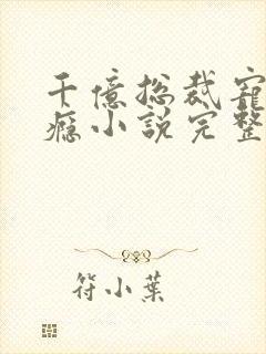 千亿总裁宠妻成瘾小说完整免费