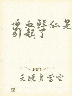 便血鲜红是怎么引起了