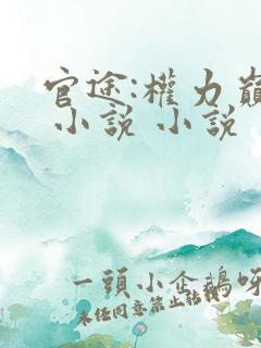 官途:权力巅峰 小说 小说