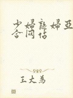 少妇熟妇亚洲综合网站