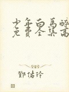 少年白马醉春风免费全集高清