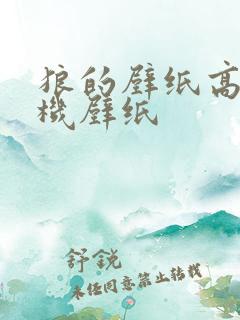 狼的壁纸高清手机壁纸