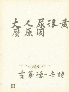 大人尿很黄是什么原因