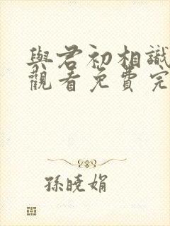 与君初相识在线观看免费完整版高清