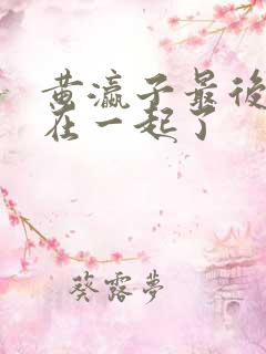 黄瀛子最后和谁在一起了