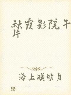 秋霞影院午夜看片