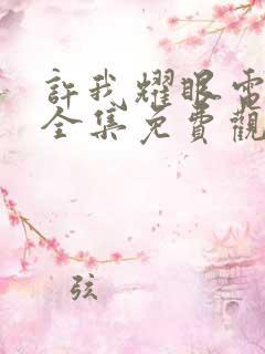 许我耀眼电视剧全集免费观看19集