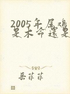2005年属鸡是木命还是金命