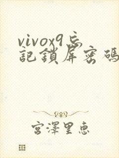 vivox9忘记锁屏密码怎么解开手机