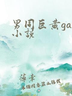男同巨黄gay小说