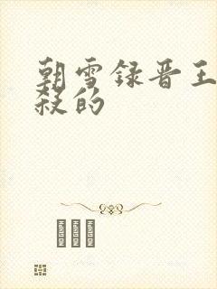 朝雪录晋王是谁杀的