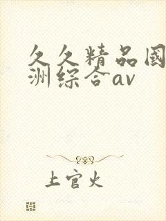 久久精品国产亚洲综合av