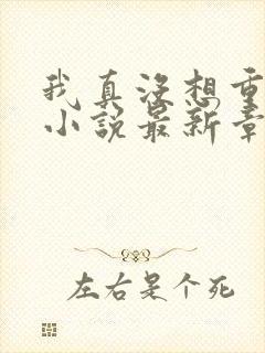 我真没想重生啊小说最新章节阅续