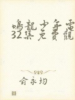 鸣龙少年电视剧32集免费观看