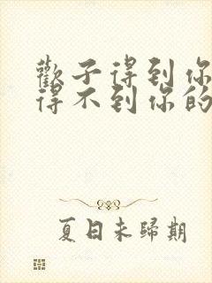 欢子得到你的人得不到你的心歌词