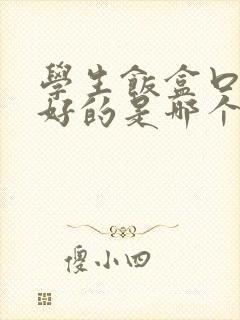 学生饭盒口碑最好的是哪个牌子的