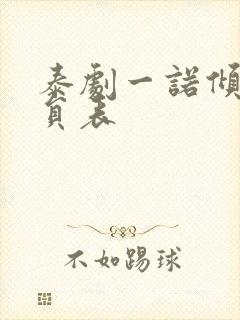 泰剧一诺倾情演员表