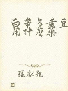 白带多黄豆腐渣用什么药