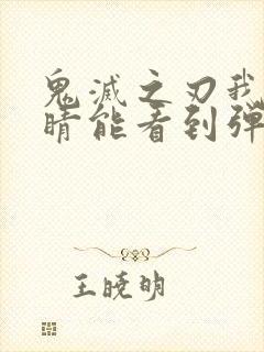 鬼灭之刃我的眼睛能看到弹幕